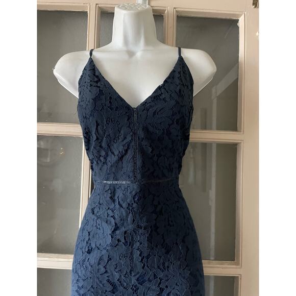 ASTR The Label LATTICE INSET LACE DRESS - Picture 9 of 12